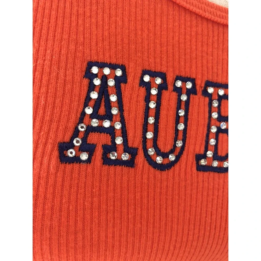 Auburn Tiigers Razorback Tank Tops 3 Blue Orange & White 2 Fitted S/M 1 Loose M